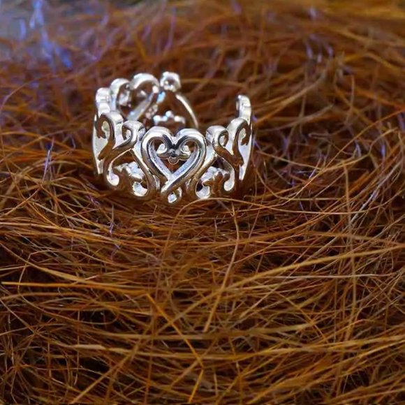 💎Cute Retro Ring Minimalist Adjustable Ring 925 Sterling Silver - Picture 5 of 6